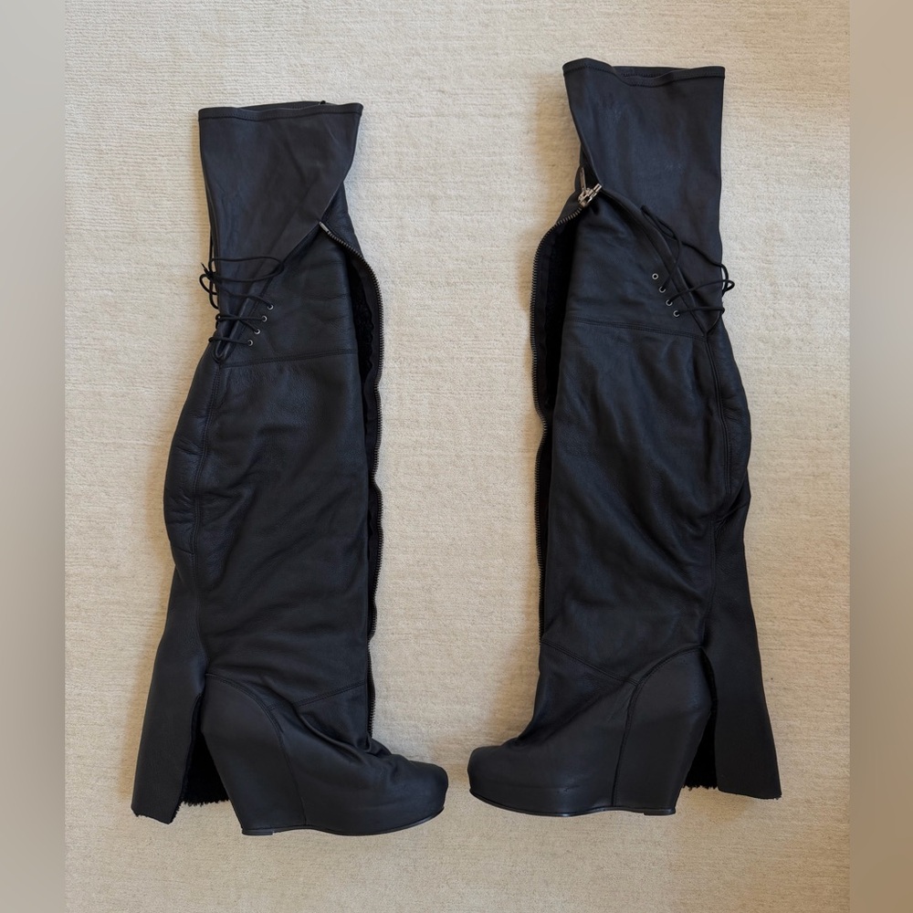 RUNWAY RICK OWENS BOOTS!!!